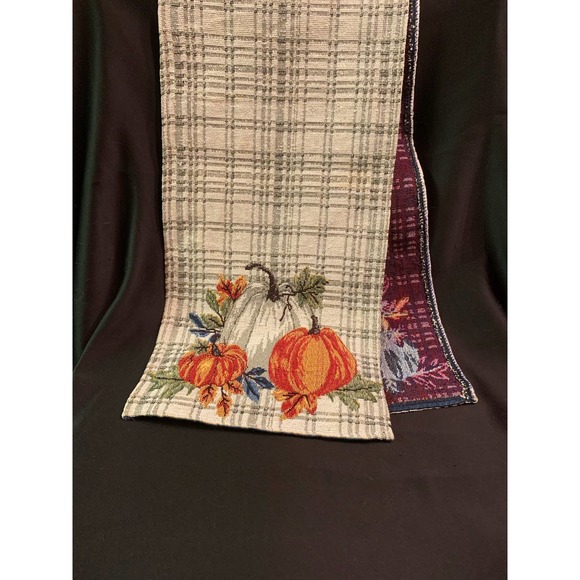 FALL! - Table Runner with Pumpkins 64x12 - Picture 3 of 6